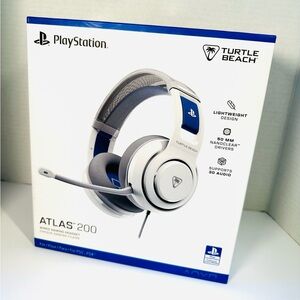 Turtle Beach Atlas 200 Gaming Headset - White and Blue